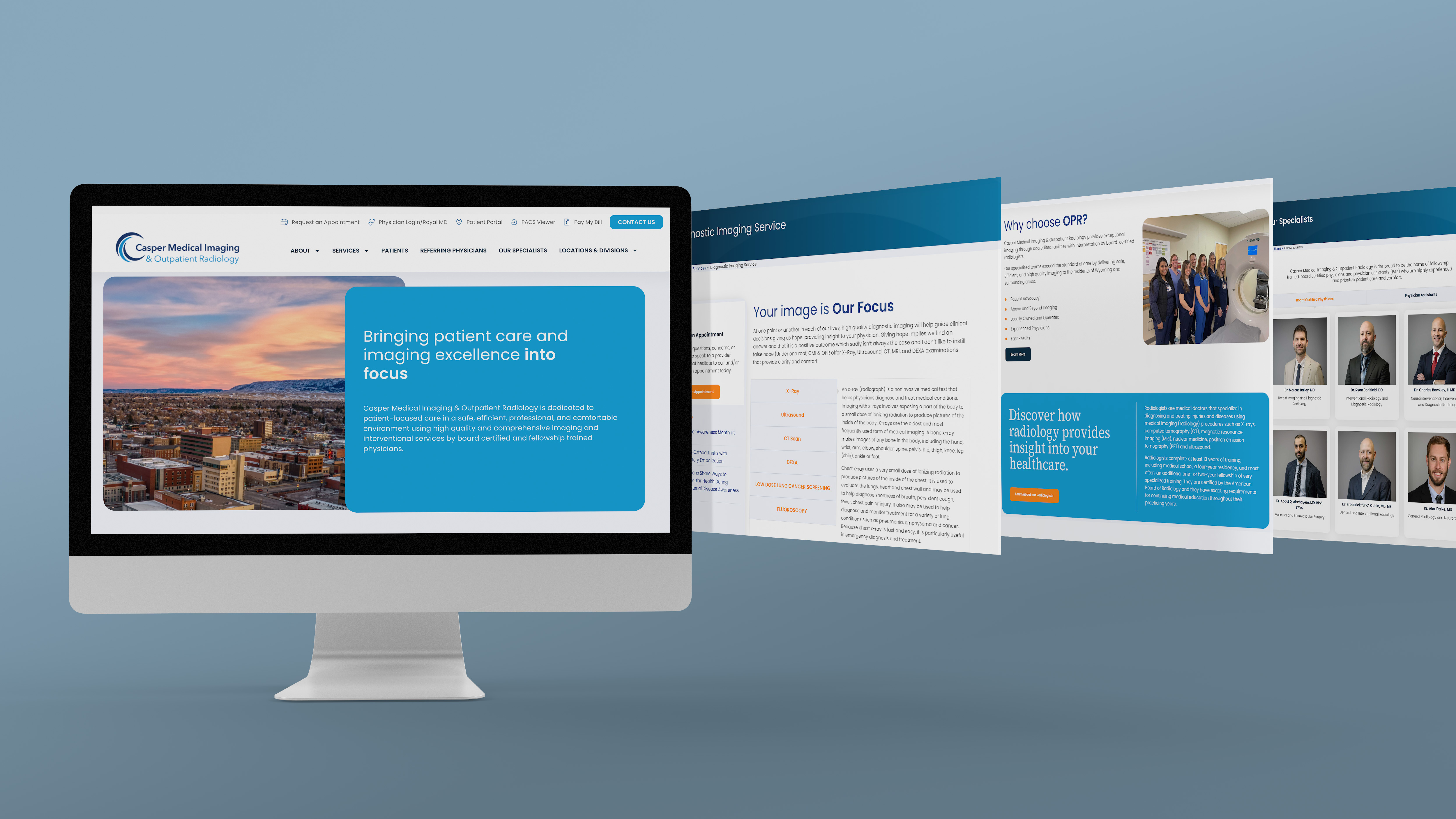 CMI Website Mockup